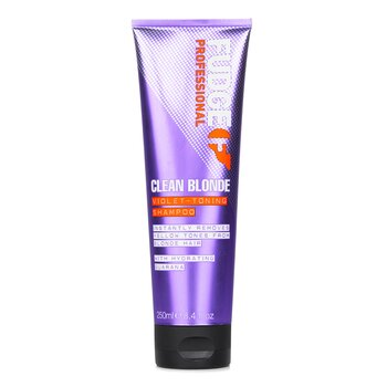Clean Blonde Violet-Toning Shampoo (Removes Yellow Tones From Blonde Hair) (250ml/8.4oz) 