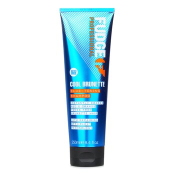 Fudge Cool Brunette Blue-Toning Shampoo (Instant Erases Red & Orange Tones from Brunette Hair) 250ml/8.4oz