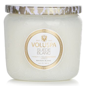 Voluspa Petite Jar Candle - Suede Blanc 127g/4.5oz