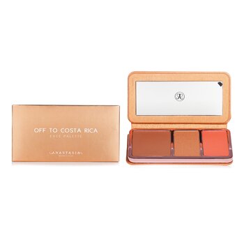 Anastasia Beverly Hills - Face Palette (1x Bronzer, 1x Highlighter, 1x Blush) - # Off to Costa Rica (Medium-Tan) Image 1