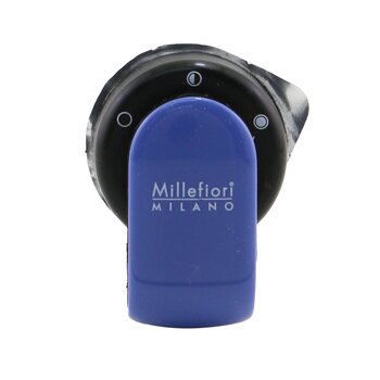 Millefiori - Go Car Air Freshener - Sandalo Bergamotto (Blue Case)  - 4g/0.14oz