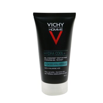 Vichy Homme Hydra Cool+ - Hydrating Gel &quot;Ice Shot&quot; With Hyaluronic Acid (For Face & Eyes) 50ml/1.69oz