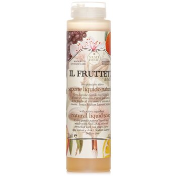 Nesti Dante - IL Frutteto Bath & Shower Natural Liquid Soap With Red Grape Leaves & Lemon Extract Image 1