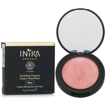 INIKA Organic - Certified Organic Cream Illuminisor - # Rose Image 1