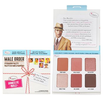 TheBalm - Male Order Eyeshadow Palette (6x Eyeshadow) - # Domestic Male Image 1