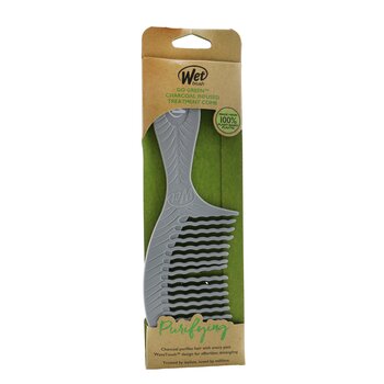 Wet Brush - Go Green Treatment Comb - # Charcoal Image 1