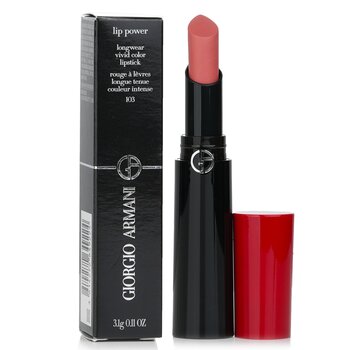 Giorgio Armani - Lip Power Longwear Vivid Color Lipstick - # 103 Androgino Image 1