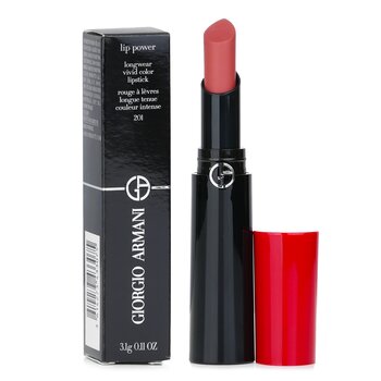 Giorgio Armani - Lip Power Longwear Vivid Color Lipstick - # 201 Majestic Image 1