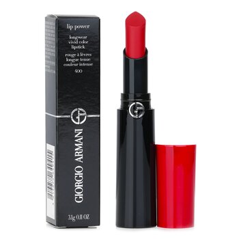 Giorgio Armani - Lip Power Longwear Vivid Color Lipstick - # 400 Four Hundred Image 1