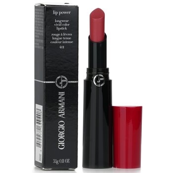 Giorgio Armani - Lip Power Longwear Vivid Color Lipstick - # 401 Passione Image 1