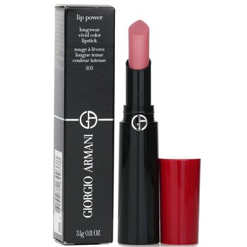 Giorgio Armani - Lip Power Longwear Vivid Color Lipstick - # 503 Eccentrico Image 1