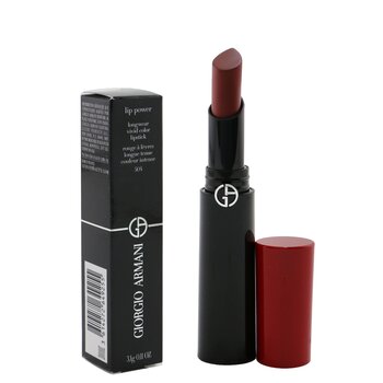 Giorgio Armani - Lip Power Longwear Vivid Color Lipstick - # 504 Flirt Image 1