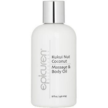 Epicuren Kukui Nut Coconut Massage & Body Oil 236ml/8oz