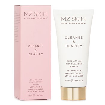 MZ Skin - Cleanse & Clarify Dual Action AHA Cleanser & Mask Image 1