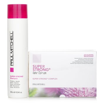 Paul Mitchell Strength Super Strong Complex Program Set: Shampoo 300ml + Hair Lotion 12x6ml 13pcs