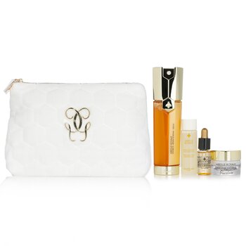 Abeille Royale Age-Defying Programme: Serum 50ml + Fortifying Lotion 15ml + Youth Watery Oil 5ml + Day Cream 7ml + bag (4pcs+1bag) 