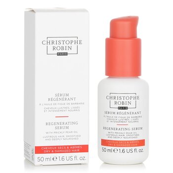 Christophe Robin - Regenerating Serum with Prickly Pear Oil - Dry & Damaged Hair Image 1