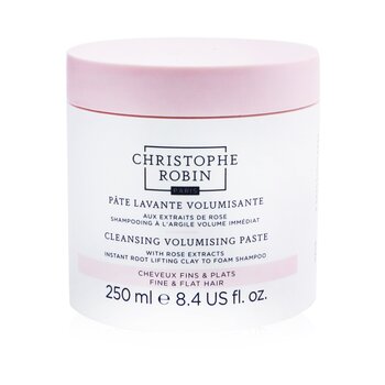Cleansing Volumising Paste with Rose Extracts (Instant Root Lifting Clay to Foam Shampoo) - Fine & Flat Hair (250ml/8.4oz) 