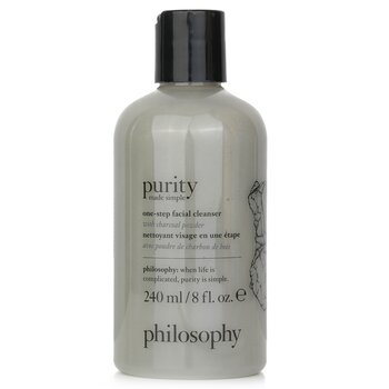 Purity Made Simple - One Step Facial Cleanser with Charcoal Powder (Normal to Dry Skin) (240ml/8oz) 