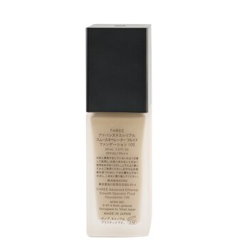 THREE - Advanced Ethereal Smooth Operator Fluid Foundation SPF40 - # 100 Image 2