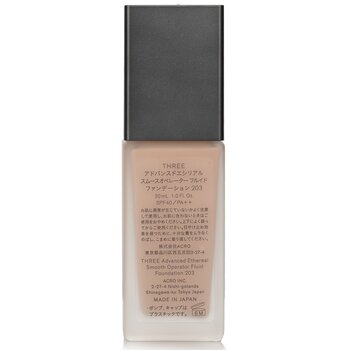 THREE - Advanced Ethereal Smooth Operator Fluid Foundation SPF40 - # 203 Image 2