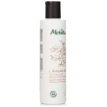 Melvita - L'Argan Bio Velvet Body Milk - Softens & Revitalises Image 1