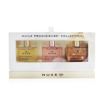 Huile Prodigieuse Collection: Huile Prodigieuse Dry Oil 50ml + Huile Prodigieuse Florale Dry Oil 50ml + Huile Prodigieuse Or Dry Oil 50ml (3x 50ml/1.6oz) 