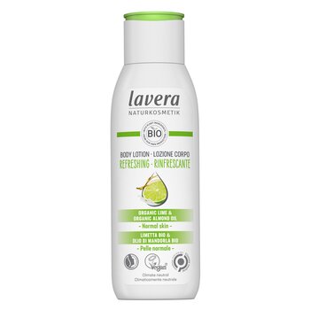Body Lotion (Regreshing) - With Lime & Organic Almond Oil - For Normal Skin (200ml/7oz) 