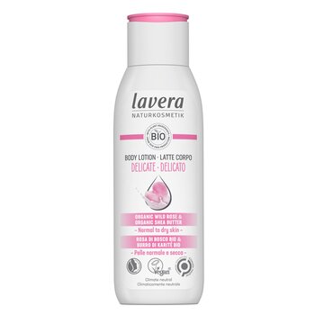 Body Lotion (Delicate) - With Organic Wild Rose & Organic Shea Butter - For Normal To Dry Skin (200ml/7oz) 