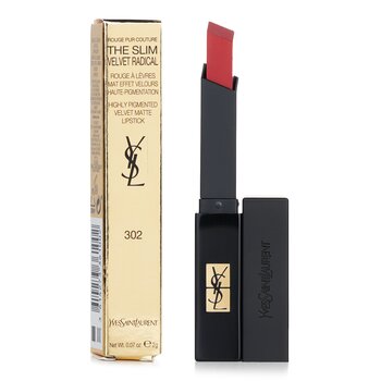 Yves Saint Laurent - Rouge Pur Couture The Slim Velvet Radical Matte Lipstick - # 302 Brown No Way Back Image 1