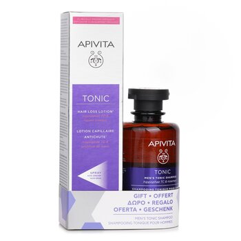 Apivita - Hair Loss Lotion with Hippophae TC & Lupine Protein 150ml FREE Men's Tonic Shampoo 250ml Image 1