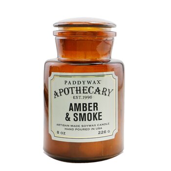 Paddywax - Apothecary Candle - Amber & Smoke  - 226g/8oz