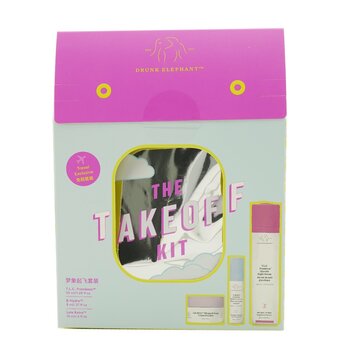 The TakeOff Kit: T.L.C Framboos Night Serum 50ml+ B-Hydra Serum 8ml+ Lala Retro Whipped Cream 15ml (3pcs) 