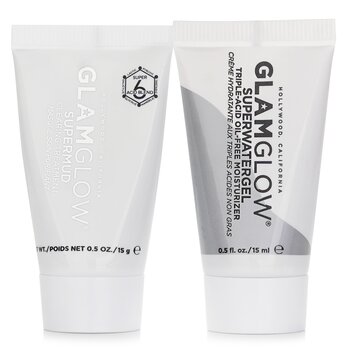 Glamglow - Pore-Clearing & Minimizing Set: Supermud Clearing Treatment 15g + Superwatergel Moisturizer 15ml Image 1