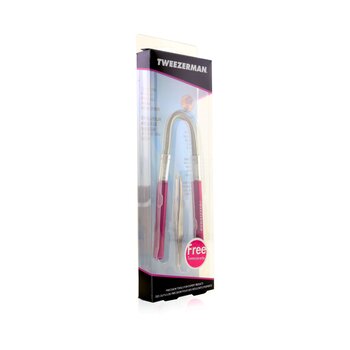 Tweezerman - Smooth Finish Facial Hair Remover - Pink (With Stainless Slant Tweezerette) Image 1