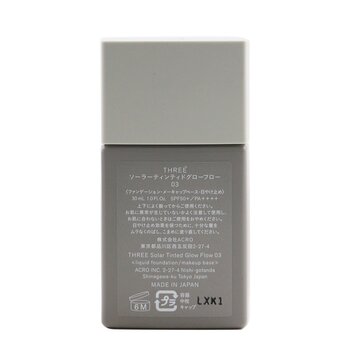 THREE - Solar Tinted Glow Flow Liquid Foundation SPF 50 - # 03 Image 2