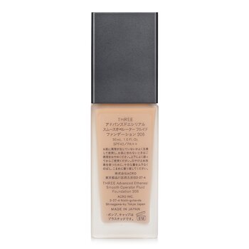 THREE - Advanced Ethereal Smooth Operator Fluid Foundation SPF40 - # 206 Image 2