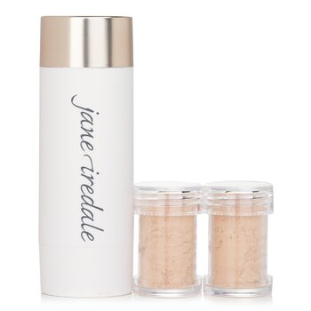 Jane Iredale - Amazing Base Loose Mineral Powder SPF 20 Refillable Brush (1x Brush, 2x Refills) - Amber Image 1