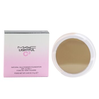 MAC - Lightful C Natural Silk Powder Foundation SPF 15 Refill - # NC35 Image 1