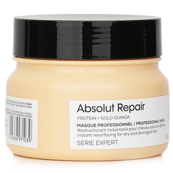 L'Oreal - Professionnel Serie Expert - Absolut Repair Gold Quinoa + Protein Instant Resurfacing Mask (For Dry and Damaged Hair) Image 1