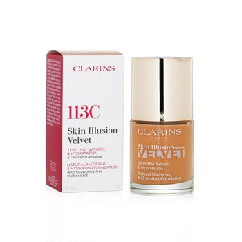 Clarins - Skin Illusion Velvet Natural Matifying & Hydrating Foundation - # 113C Chestnut Image 1