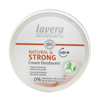 Natural & Strong Cream Deodorant- With Organic Ginseng (50ml/1.7oz) 