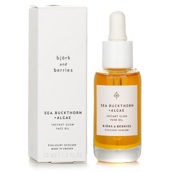 Bjork & Berries - Sea Buckthorn+ Algae Instant Glow Face Oil Image 1