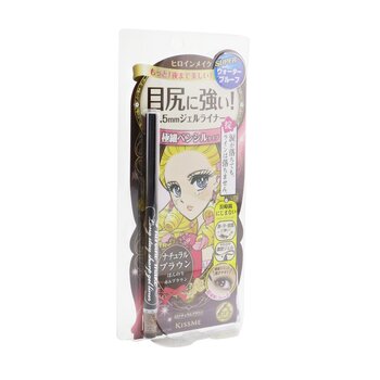 KISS ME - Heroine Make Long Stay Sharp Gel Liner Super Waterproof - # 03 Natural Brown Image 1