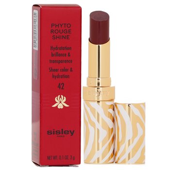 Sisley - Phyto Rouge Shine Hydrating Glossy Lipstick - # 42 Sheer Cranberry Image 1