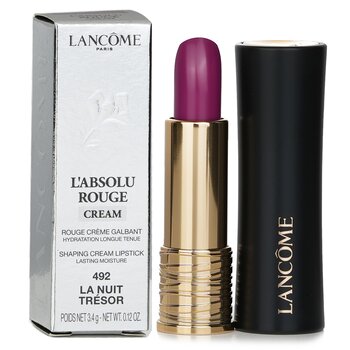 Lancome - L'Absolu Rouge Cream Lipstick - # 492 La Nuit Tresor Image 1