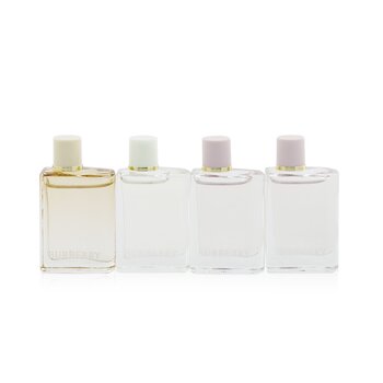 Burberry Her Miniature Coffret: 2x Eau De Parfum + Eau De Toilette + London Dream Eau De Parfum (4x5ml/0.16oz) 