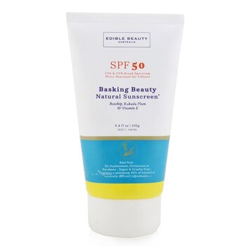 Basking Beauty Natural Sunscreen SPF 50 (Exp. Date 10/2022) (100g/3.4oz) 