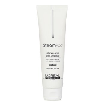 Professionnel Steampod Steam Active Cream (Smoothing + Protecting) (For Thick Hair) (150ml/5.1oz) 