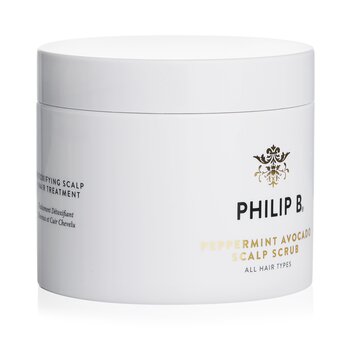 Philip B - Peppermint Avocado Scalp Scrub - All Hair Types Image 1